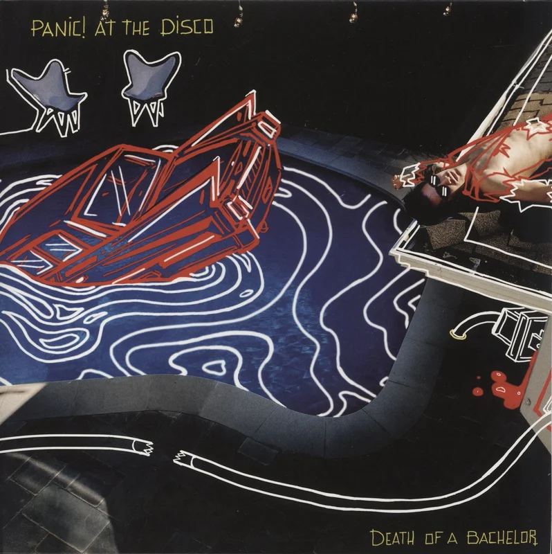 Panic At The Disco Death Of A Bachelor - Silver Vinyl UK Vinyl LP