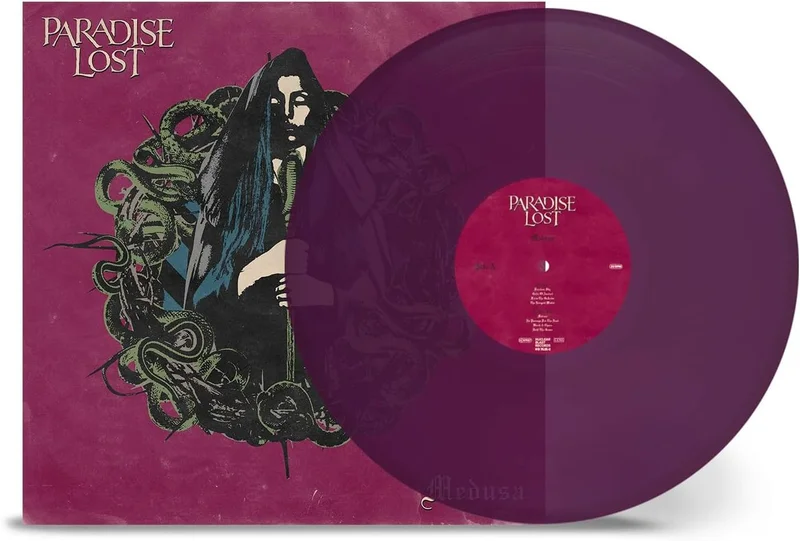 Paradise Lost Medusa - Transparent Purple Vinyl - Sealed UK Vinyl LP