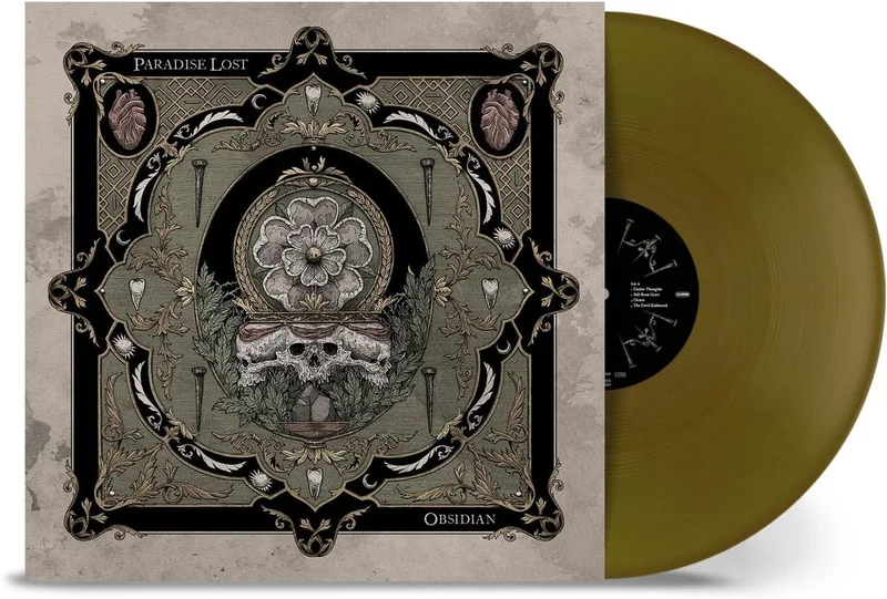 Paradise Lost Obsidian - Gold Vinyl - Sealed UK Vinyl LP