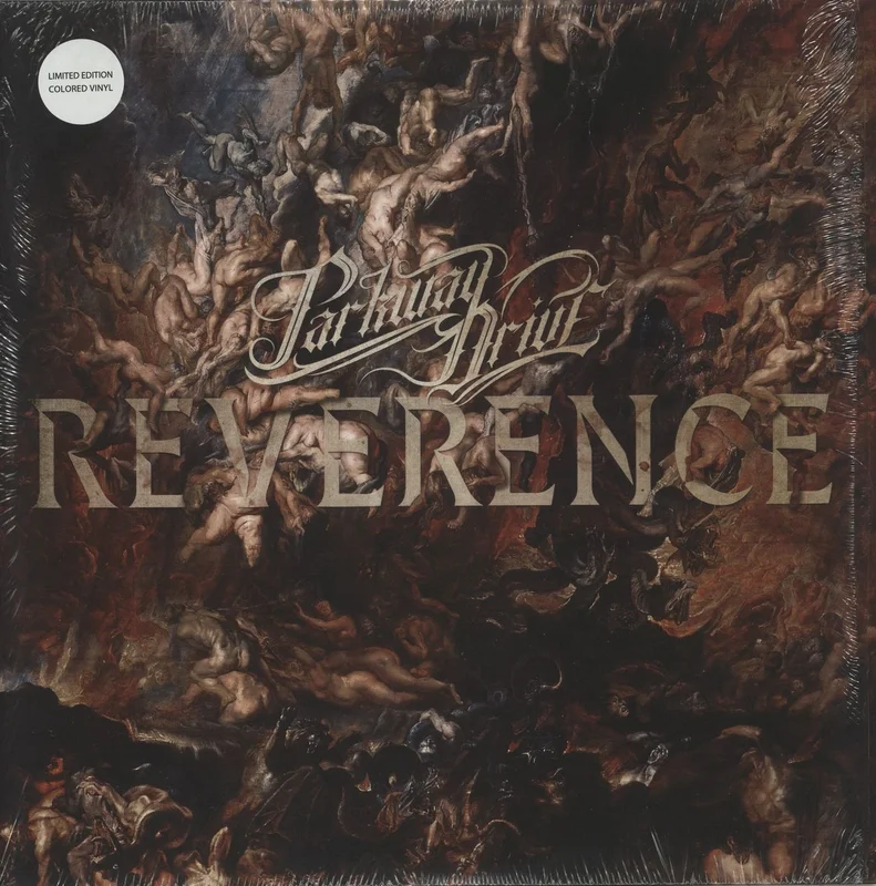 Parkway Drive Reverence - Gold With Black Blob Vinyl UK Vinyl LP