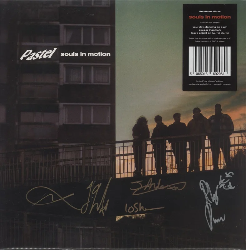 Pastel Souls In Motion - Red and Gold Sunburst Vinyl - Signed UK Vinyl LP