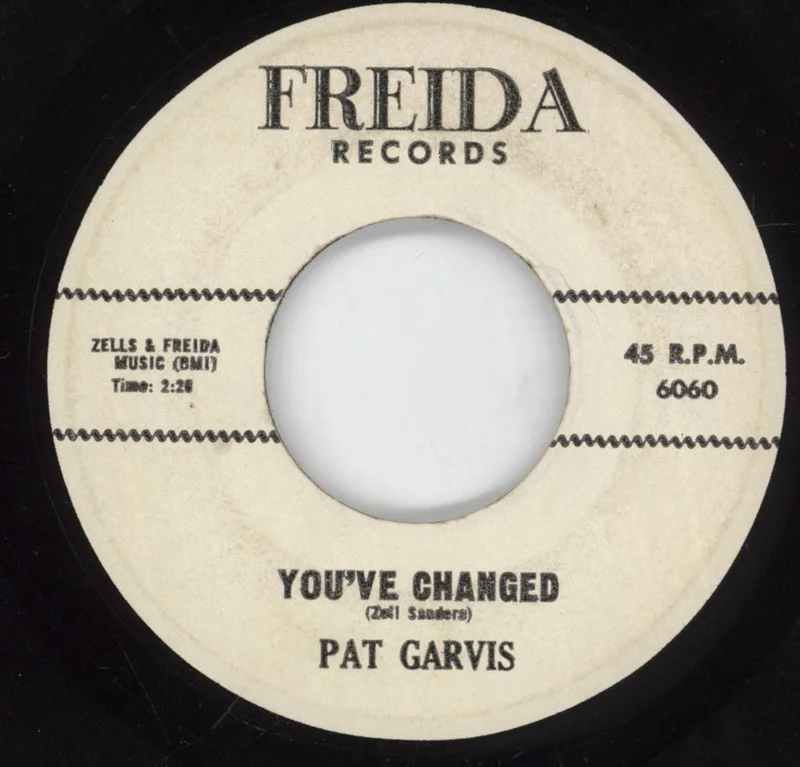 Pat Garvis You've Changed / Turn Your Lamps Down Low US 7" vinyl