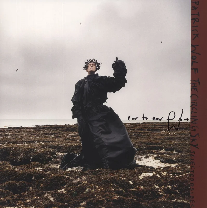 Patrick Wolf The Circling Sky: Selected B Sides - Red Vinyl - Autographed UK Vinyl LP