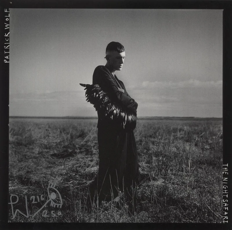 Patrick Wolf The Night Safari - Black River Vinyl - Autographed UK 12" vinyl