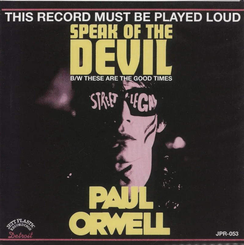 Paul Orwell Speak Of The Devil - Red Vinyl US 7" vinyl