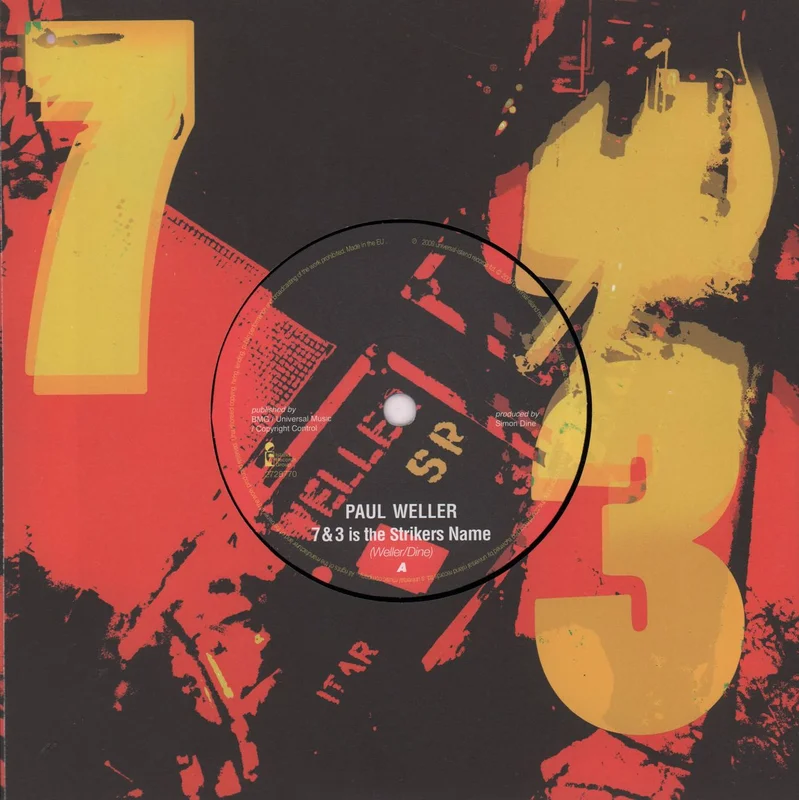 Paul Weller 7 & 3 Is The Strikers Name UK 7" vinyl