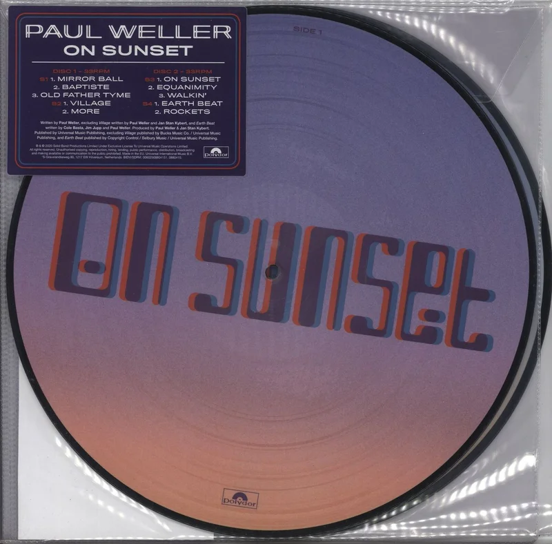 Paul Weller On Sunset - EX UK Picture disc LP