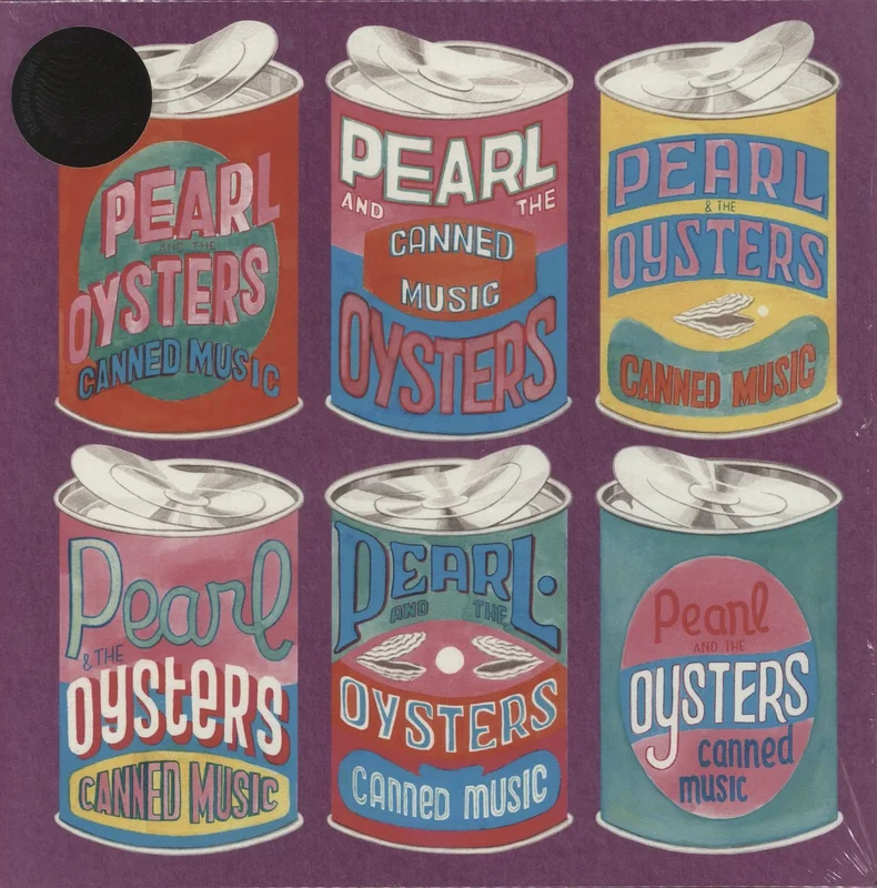Pearl And The Oysters Canned Music - Baby Pink & Baby Blue Split Vinyl French Vinyl LP
