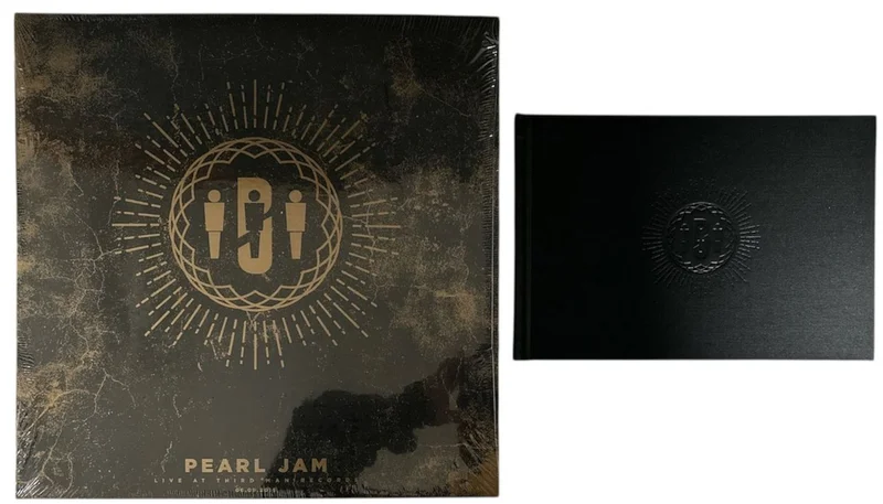 Pearl Jam Live At Third Man Records - Vault Package 29 - Black & Gold Split Vinyl US Vinyl LP