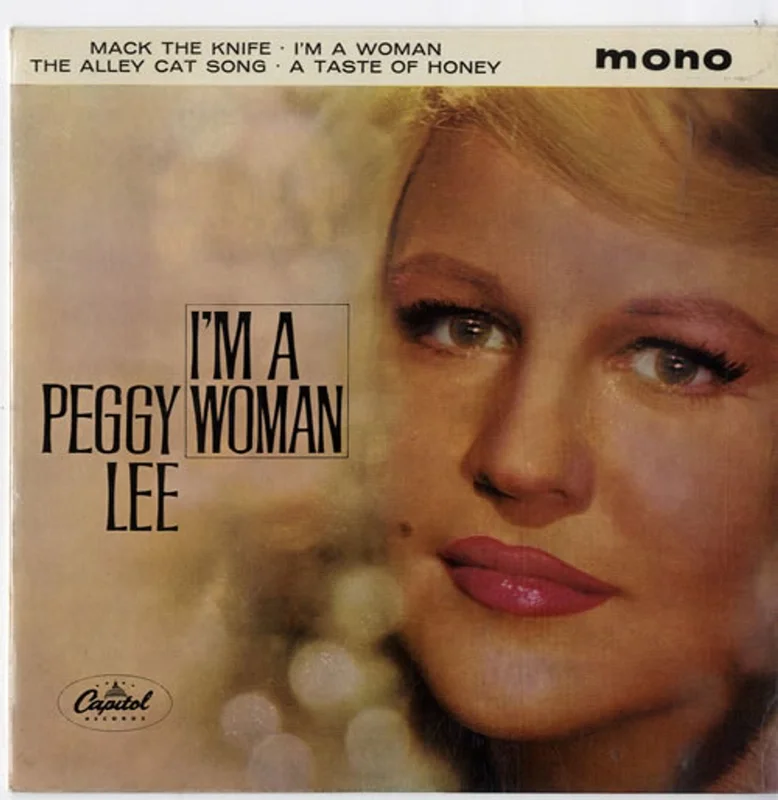 Peggy Lee I'm A Woman EP UK 7" vinyl