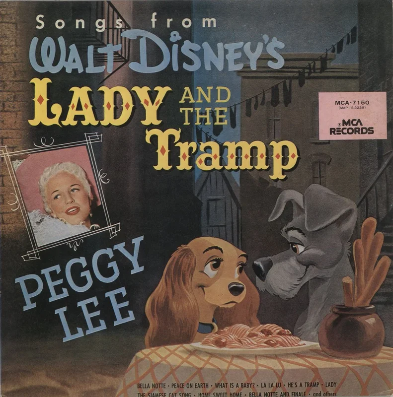 Peggy Lee Songs From Walt Disney's Lady And The Tramp Japanese Vinyl LP