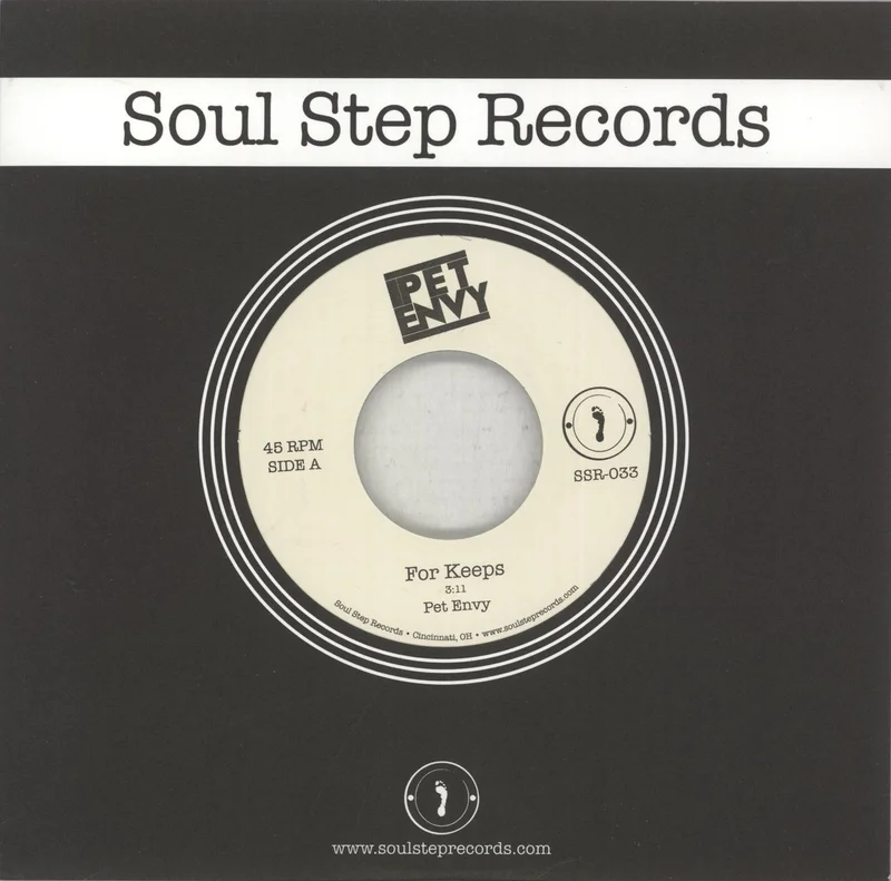 Pet Envy For Keeps - Green Hazy Jade Vinyl US 7" vinyl