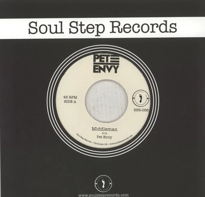 Pet Envy Middleman - Orange Vinyl US 7" vinyl