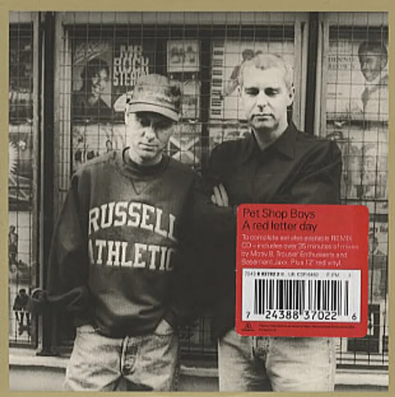 Pet Shop Boys A Red Letter Day - CD 1 UK CD single