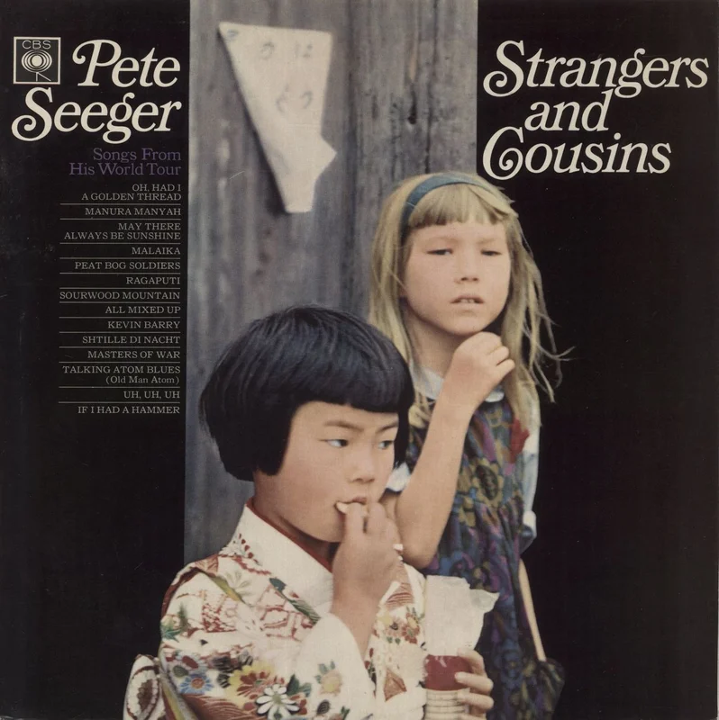 Pete Seeger Strangers And Cousins UK Vinyl LP