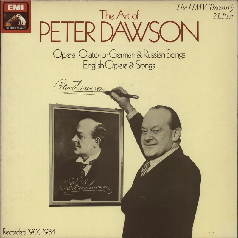 Peter Dawson The Art of Peter Dawson: Opera . Oratorio . German & Russian Songs . English Operas & Songs UK 2-LP vinyl set