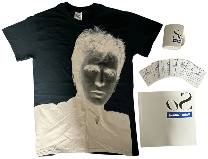 Peter Gabriel Back To Front Europe 2014 - Programme, T-Shirt, Mug & Trivia Game UK Tour programme