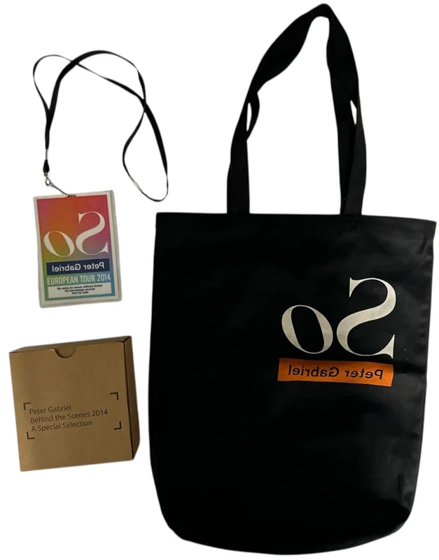 Peter Gabriel Behind The Scenes 2014 - A Special Selection + Lanyard & Tote Bag UK Cd album box set