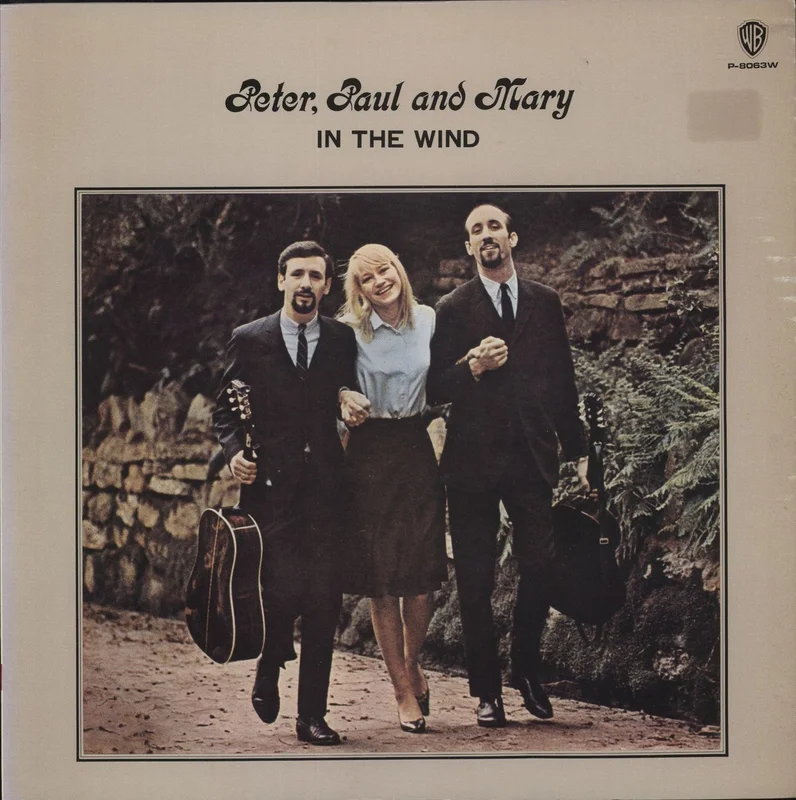 Peter Paul & Mary In The Wind Japanese Vinyl LP