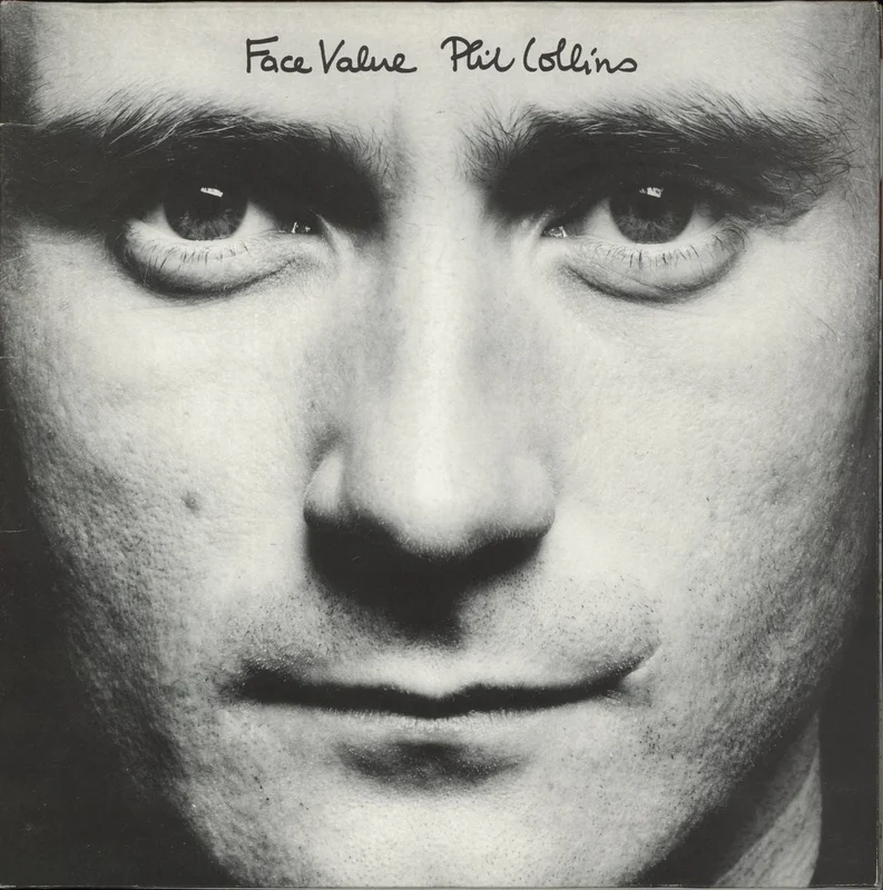 Phil Collins Face Value - barcoded p/s UK Vinyl LP