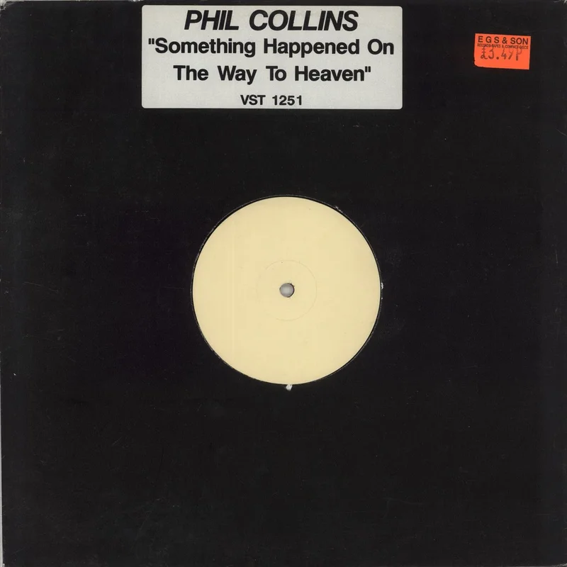 Phil Collins Something Happened On The Way To Heaven - White Label UK 12" vinyl