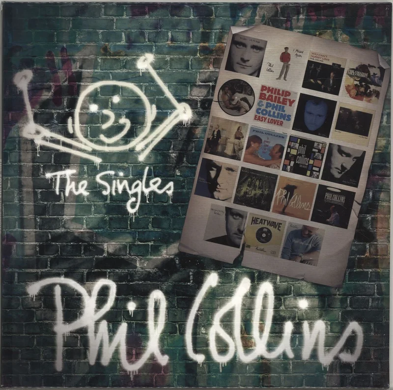 Phil Collins The Singles - Black Vinyl - Sealed UK 2-LP vinyl set