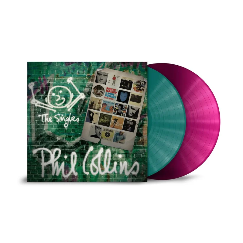 Phil Collins The Singles - Transparent Petrol & Magenta Vinyl - Sealed UK 2-LP vinyl set