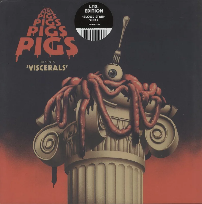 Pigs Pigs Pigs Pigs Pigs Pigs Pigs Viscerals - Blood Stain Vinyl UK Vinyl LP
