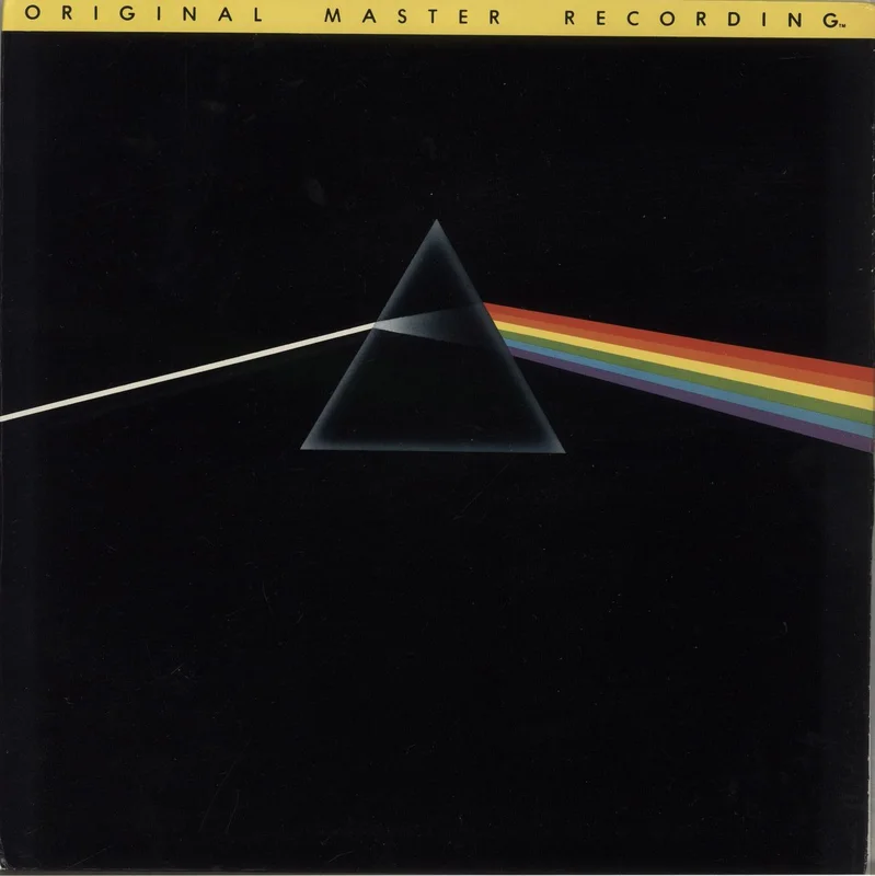 Pink Floyd The Dark Side Of The Moon - 2nd - Stickered outer bag US Vinyl LP
