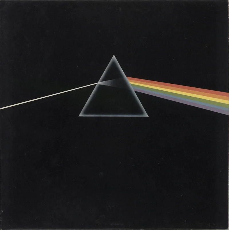 Pink Floyd The Dark Side Of The Moon - 5th + Stickers UK Vinyl LP