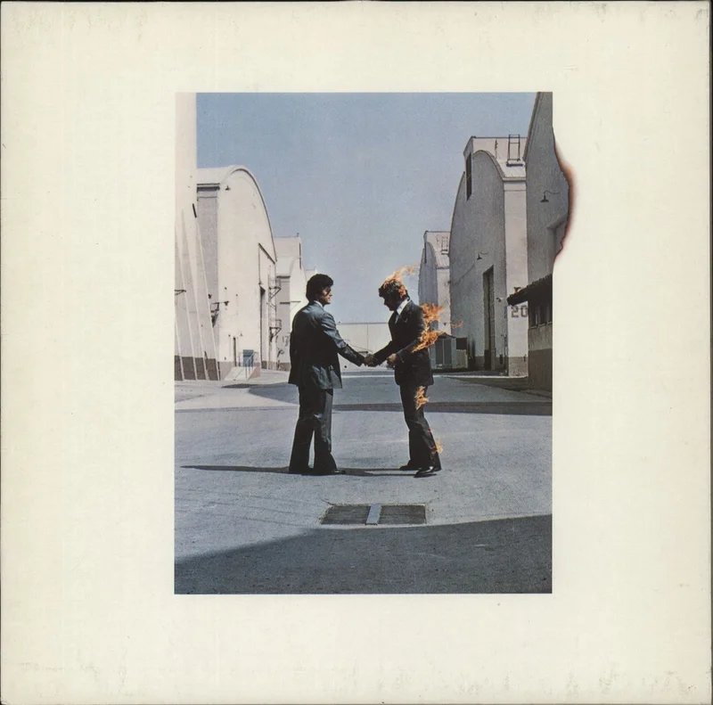 Pink Floyd Wish You Were Here + Postcard German Vinyl LP