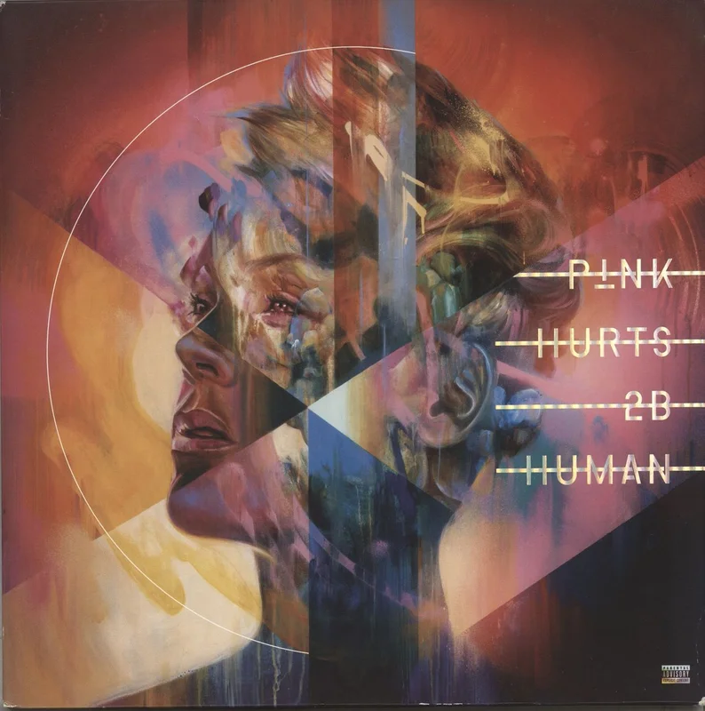 Pink Hurts 2B Human UK 2-LP vinyl set