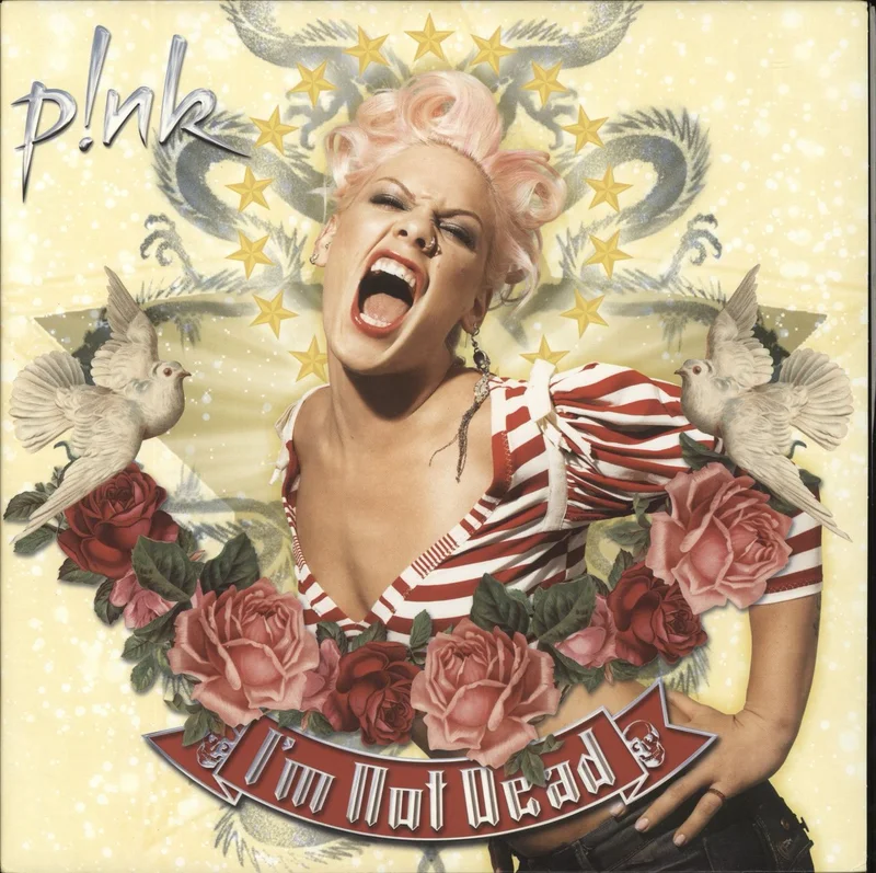 Pink I'm Not Dead UK 2-LP vinyl set