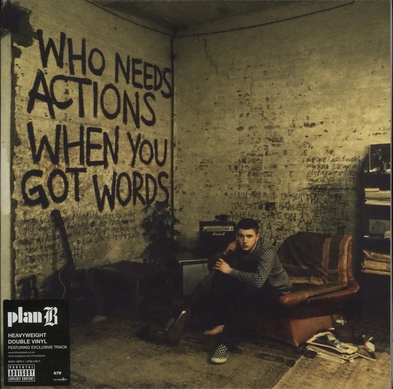 Plan B Who Needs Actions When You Got Words + Bonus 7" UK 2-LP vinyl set