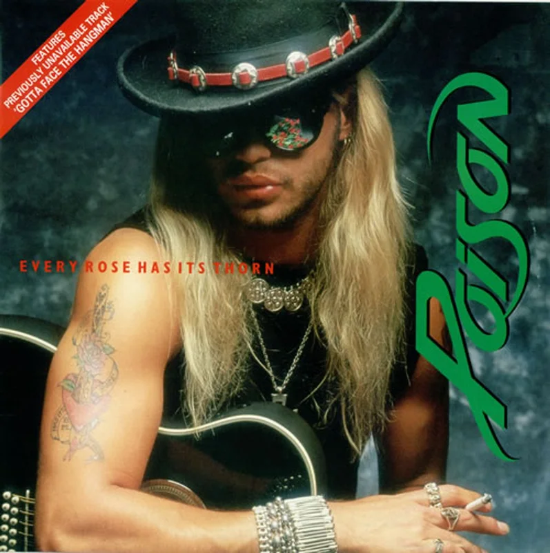 Poison Every Rose Has Its Thorn UK 12" vinyl