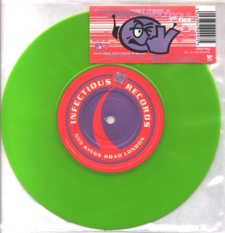 Pop Will Eat Itself Everything's Cool ? - Green Vinyl UK 7" vinyl