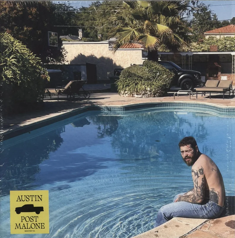 Post Malone Austin - Milky Clear Vinyl US 2-LP vinyl set