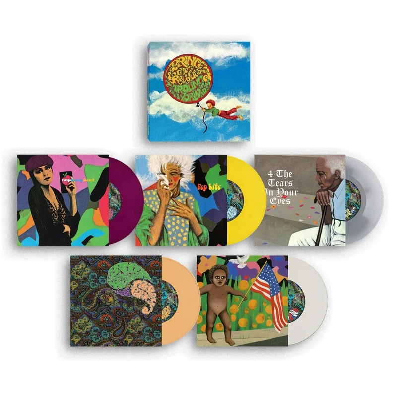 Prince Around The World In A Day | The Singles - Deluxe 5 x 7" Coloured Vinyl Edition - Sealed UK 7" box set