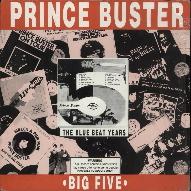 Prince Buster Big Five UK Vinyl LP