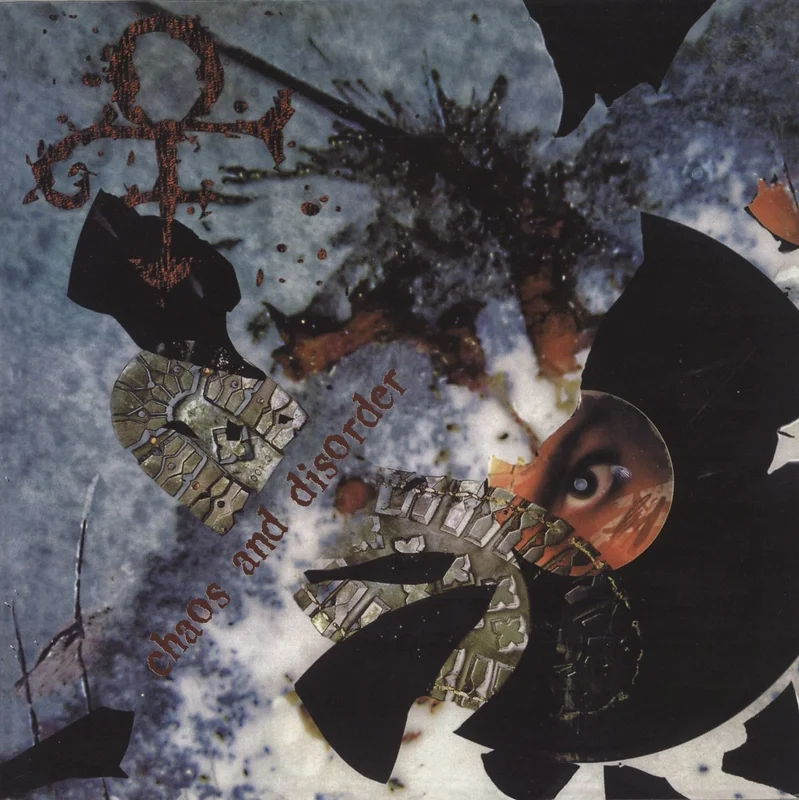 Prince Chaos And Disorder - Purple vinyl UK Vinyl LP