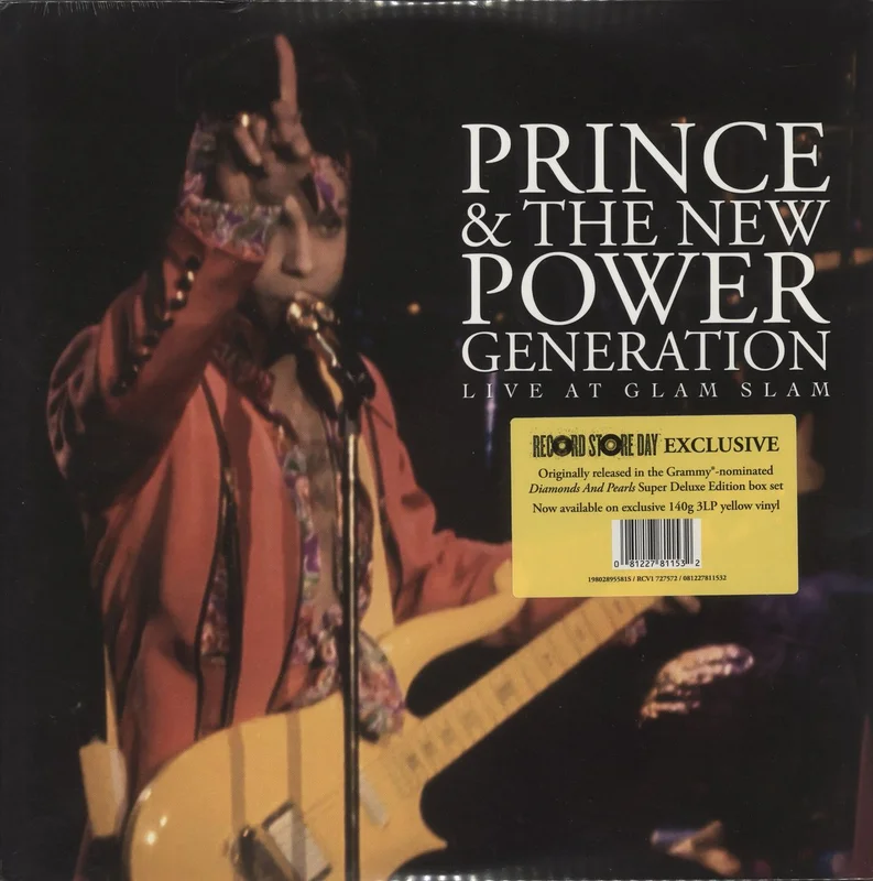 Prince Live At Glam Slam - RSD Exclusive Yellow Vinyl - Sealed UK 3-LP vinyl set