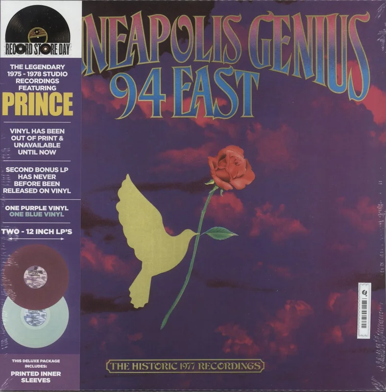 Prince Minneapolis Genius - Blue Vinyl and Purple Vinyl - Sealed US 2-LP vinyl set