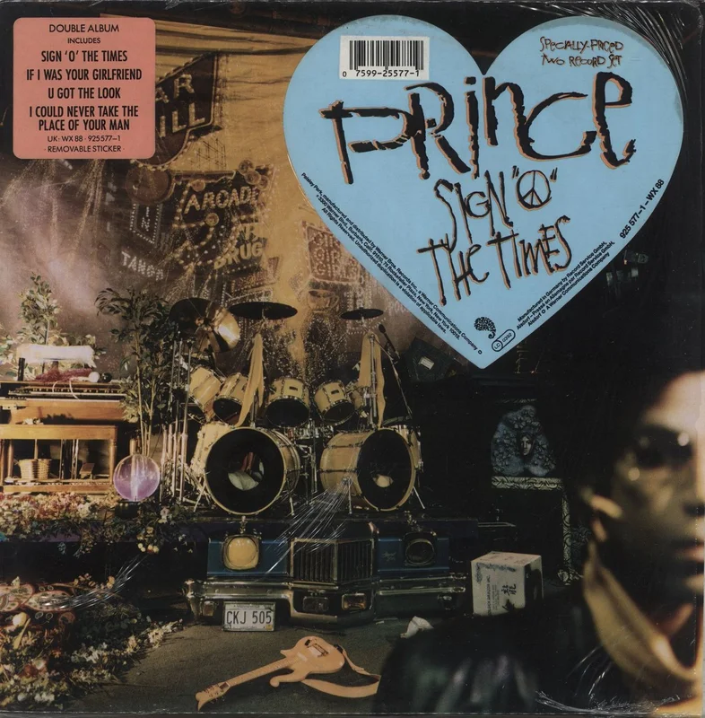 Prince Sign 'O' The Times - Double Stickered - Shrink UK 2-LP vinyl set