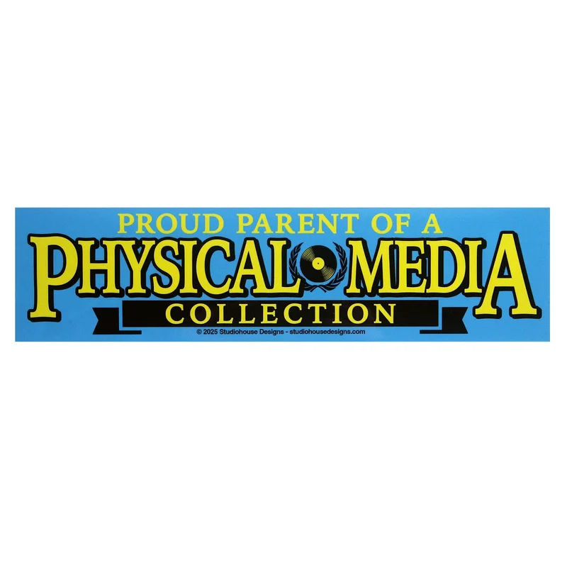 Proud Parent Of A Physical Media Collection - Bumper Sticker