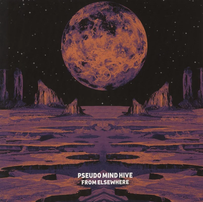 Pseudo Mind Hive Of Seers & Sirens - Wizard Eye [Purple with Orange and white splatter vinyl] Australian Vinyl LP