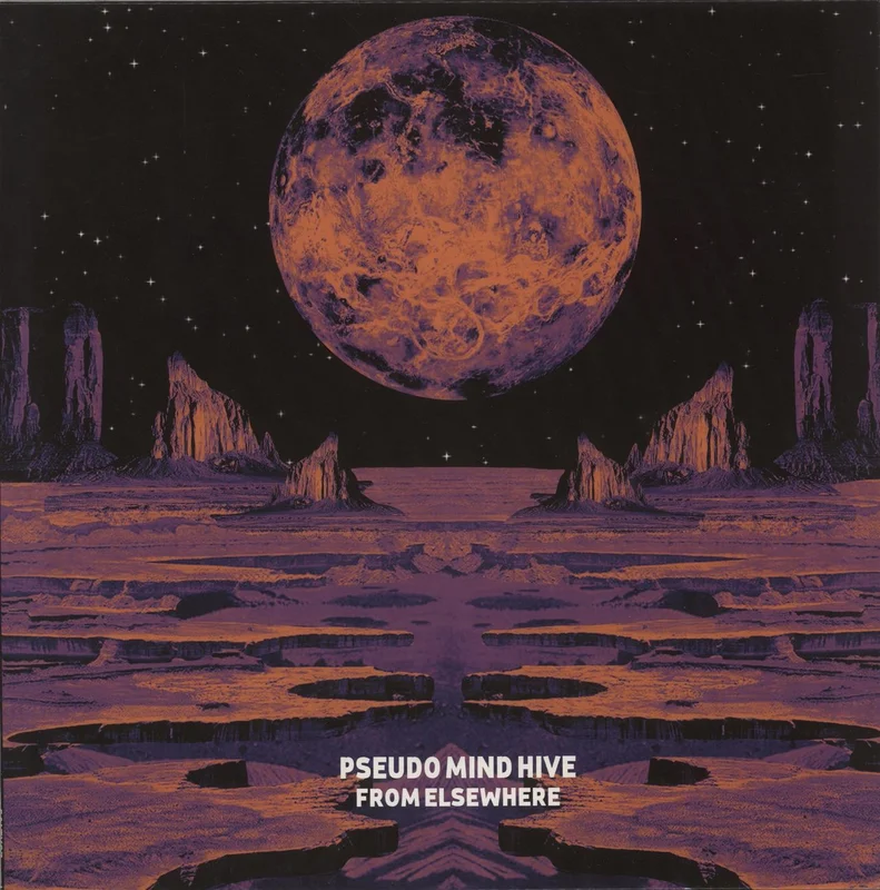 Pseudo Mind Hive Of SOf Seers & Sirens - Clear with Black And Red Smoke Effect Vinyl Australian Vinyl LP