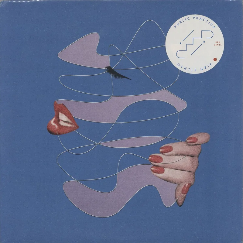 Public Practice Gentle Grip - Red Vinyl - Autographed Insert US Vinyl LP