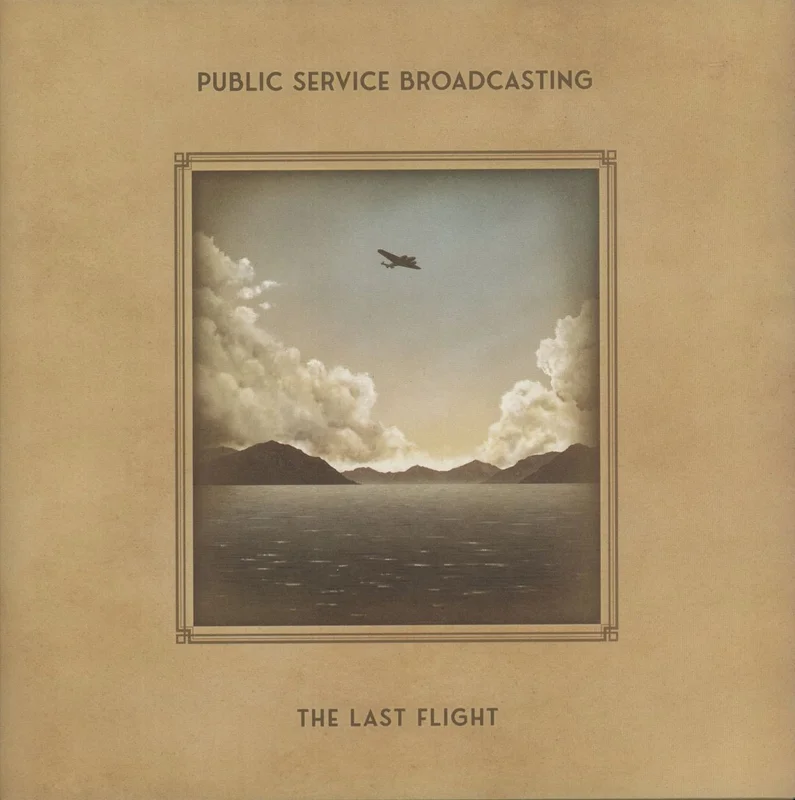 Public Service Broadcasting The Last Flight - Zoetrope - Autographed Print UK Picture disc LP