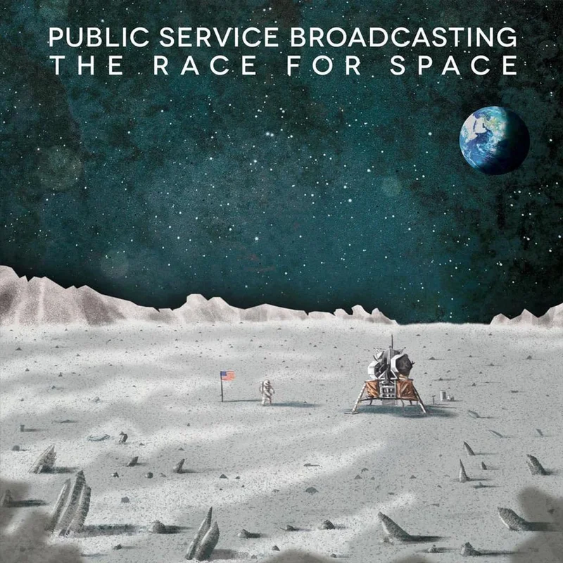 Public Service Broadcasting The Race For Space - Black Vinyl - USA / USSR Dual Cover Artwork - Sealed UK Vinyl LP