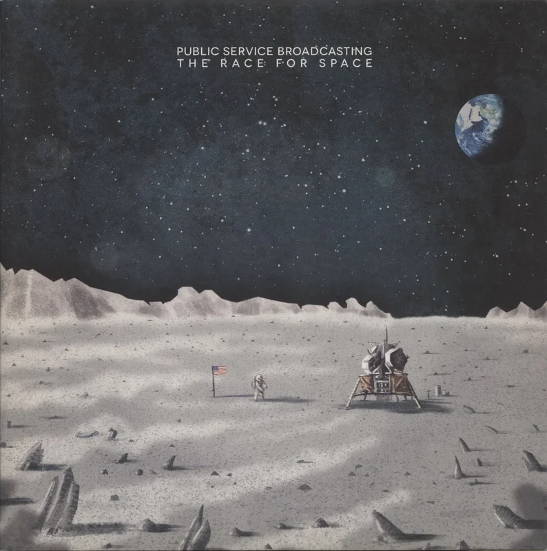 Public Service Broadcasting The Race For Space - Clear Vinyl UK Vinyl LP